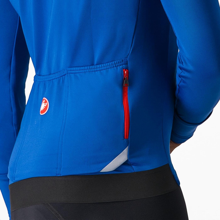 Castelli FLY LS Mez Férfi Kék | HXCZFKV-79