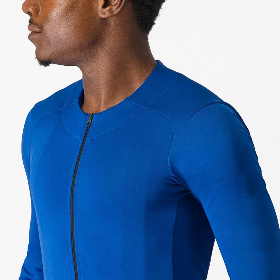 Castelli FLY LS Mez Férfi Kék | HXCZFKV-79