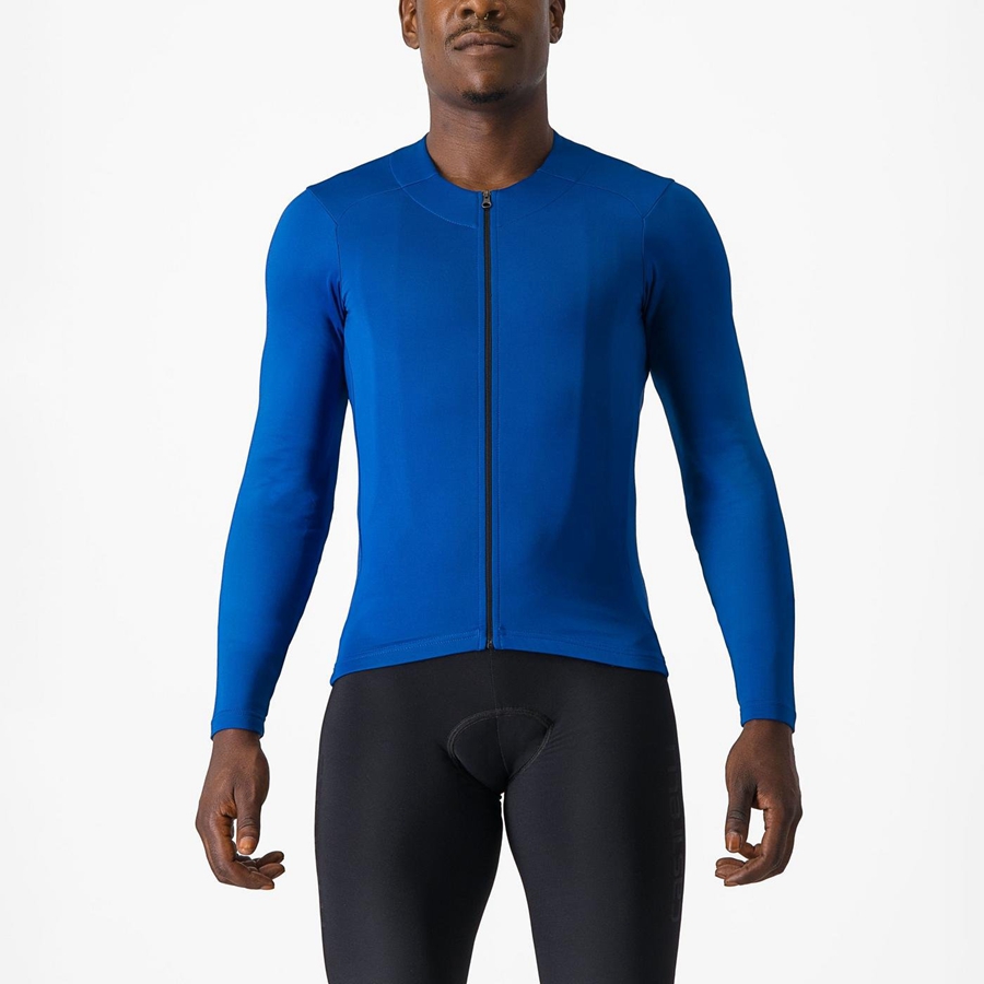 Castelli FLY LS Mez Férfi Kék | HXCZFKV-79