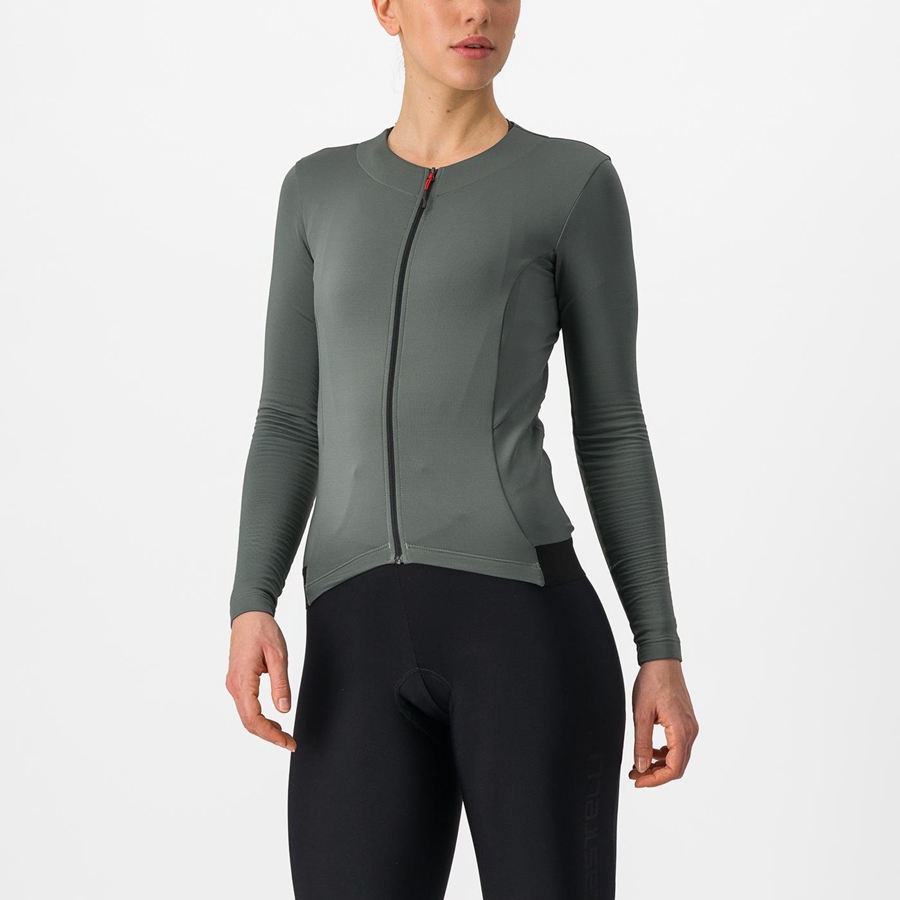 Castelli FLY LS W Mez Női Szürke | DRKYMAI-42