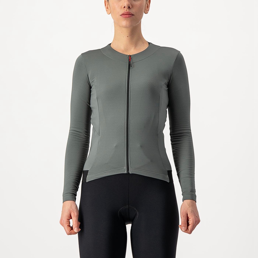 Castelli FLY LS W Mez Női Szürke | DRKYMAI-42