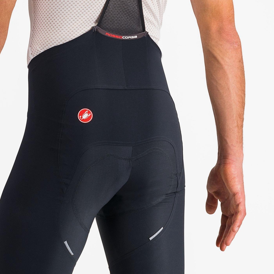 Castelli FREE AERO RC CLASSIC Rövidnadrág Bib-vel Férfi Fekete Fehér | QYXBISN-24