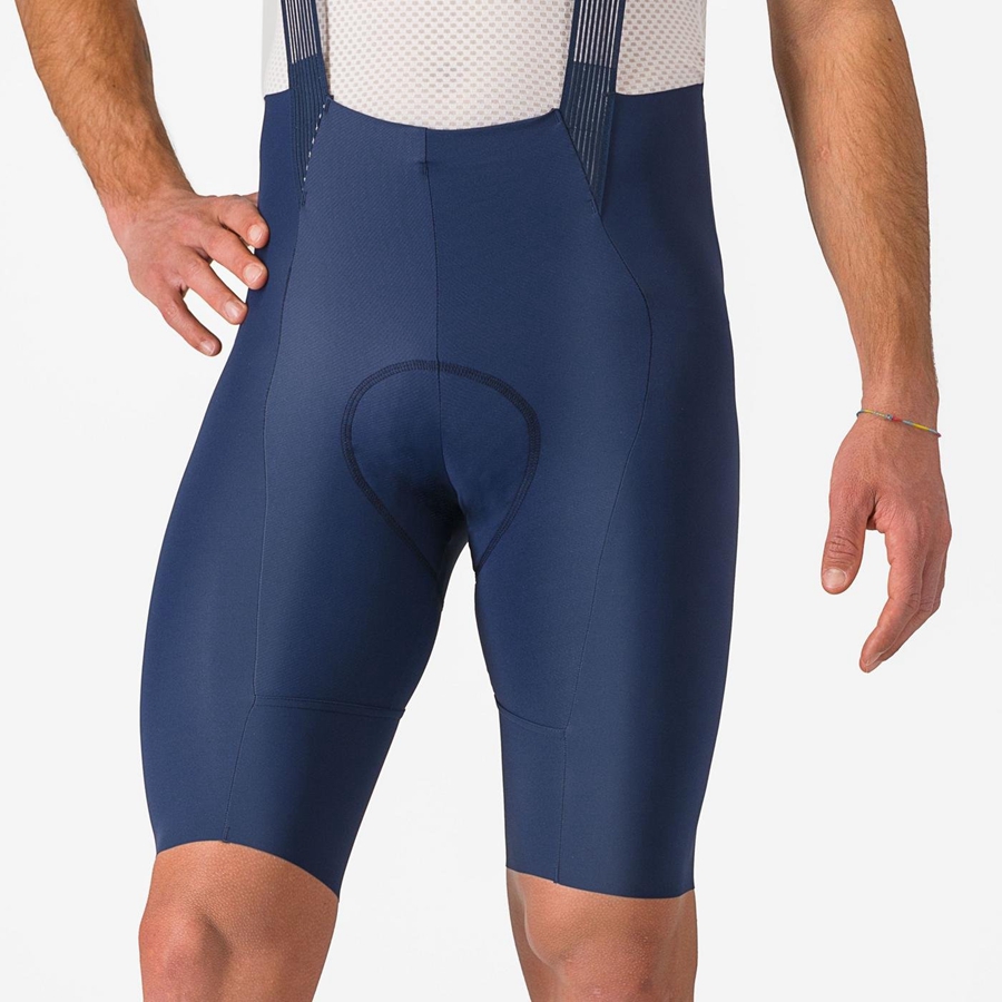 Castelli FREE AERO RC Rövidnadrág Bib-vel Férfi Kék | LVKYXBZ-39