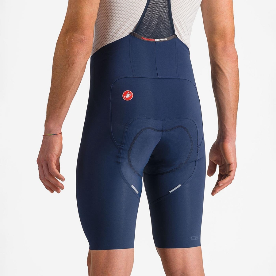 Castelli FREE AERO RC Rövidnadrág Bib-vel Férfi Kék | LVKYXBZ-39