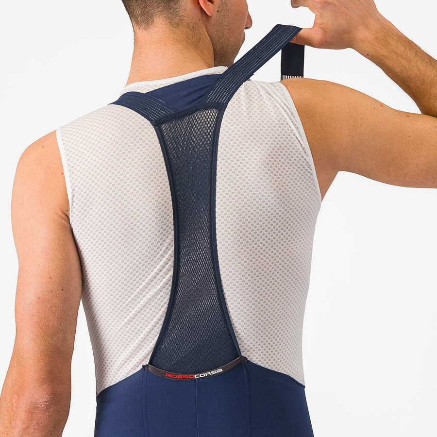 Castelli FREE AERO RC Rövidnadrág Bib-vel Férfi Kék | LVKYXBZ-39