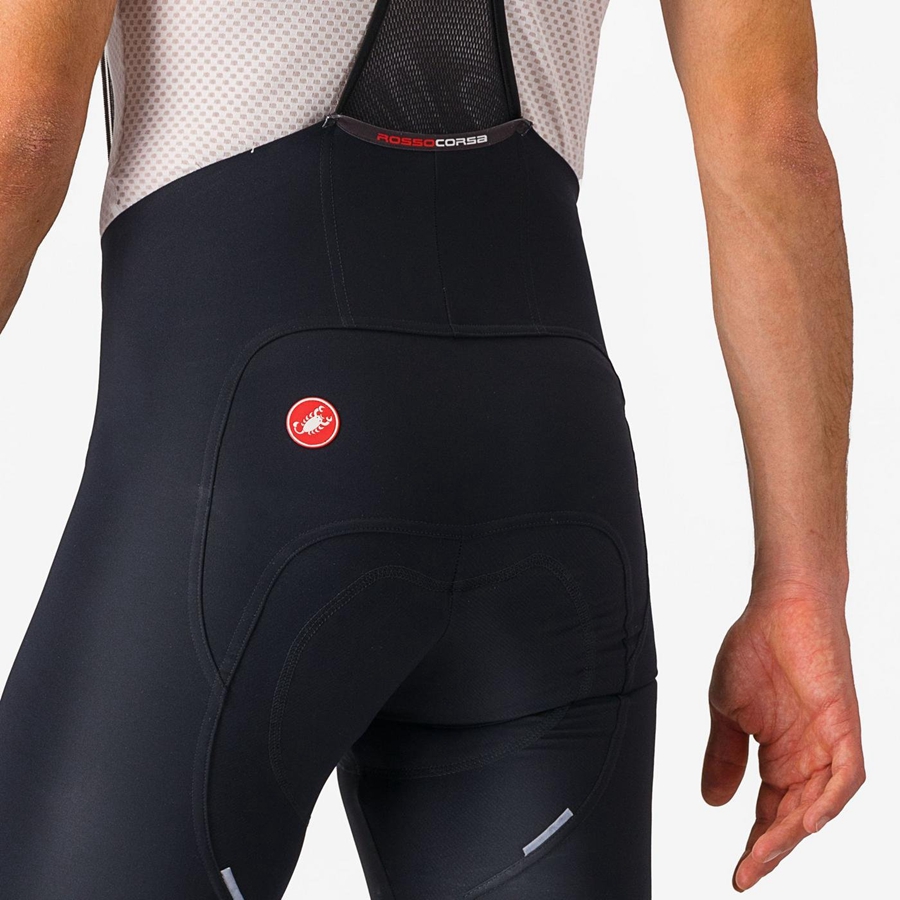 Castelli FREE AERO RC Rövidnadrág Bib-vel Férfi Fekete | TIQJADN-37