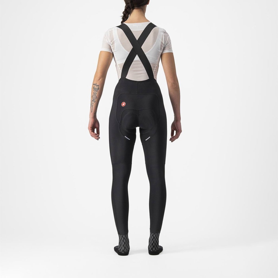 Castelli FREE AERO RC W DT Harisnya Bib-vel Női Fekete | FLHXCSK-76