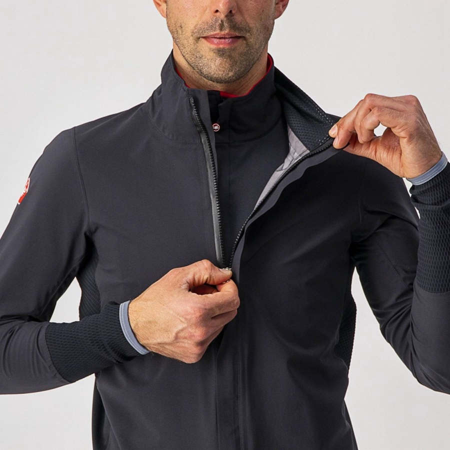 Castelli GAVIA Védelem Férfi Fekete | JMVXQEU-83