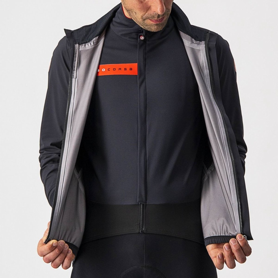 Castelli GAVIA Védelem Férfi Fekete | JMVXQEU-83