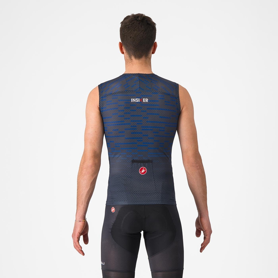 Castelli INSIDER SLEEVELESS Mez Férfi Kék | PETIGNH-83