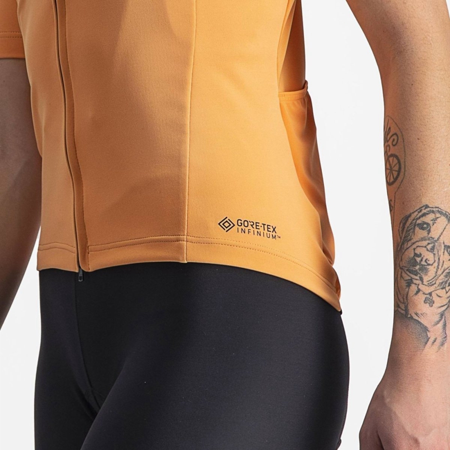 Castelli PERFETTO RoS 2W WIND Kabát Női Barna | ZUKGHWJ-31