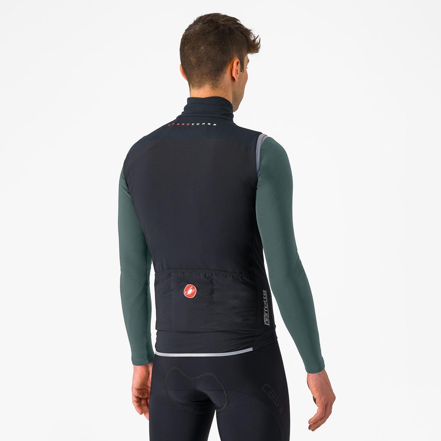 Castelli PERFETTO RoS 2 Mellény Férfi Fekete | ECLFRQO-50