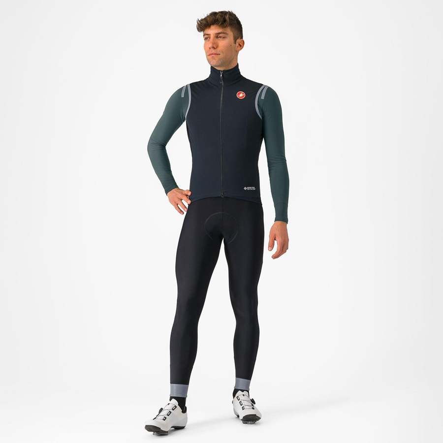 Castelli PERFETTO RoS 2 Mellény Férfi Fekete | ECLFRQO-50