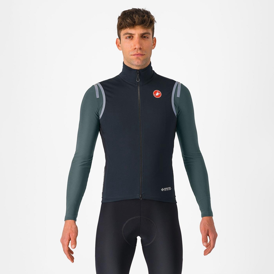 Castelli PERFETTO RoS 2 Mellény Férfi Fekete | ECLFRQO-50