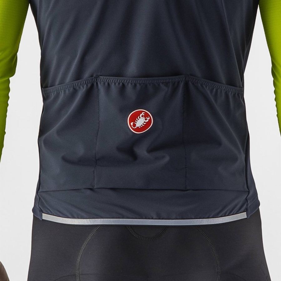 Castelli PERFETTO RoS 2 Mellény Férfi Kék | PAOYRNB-67