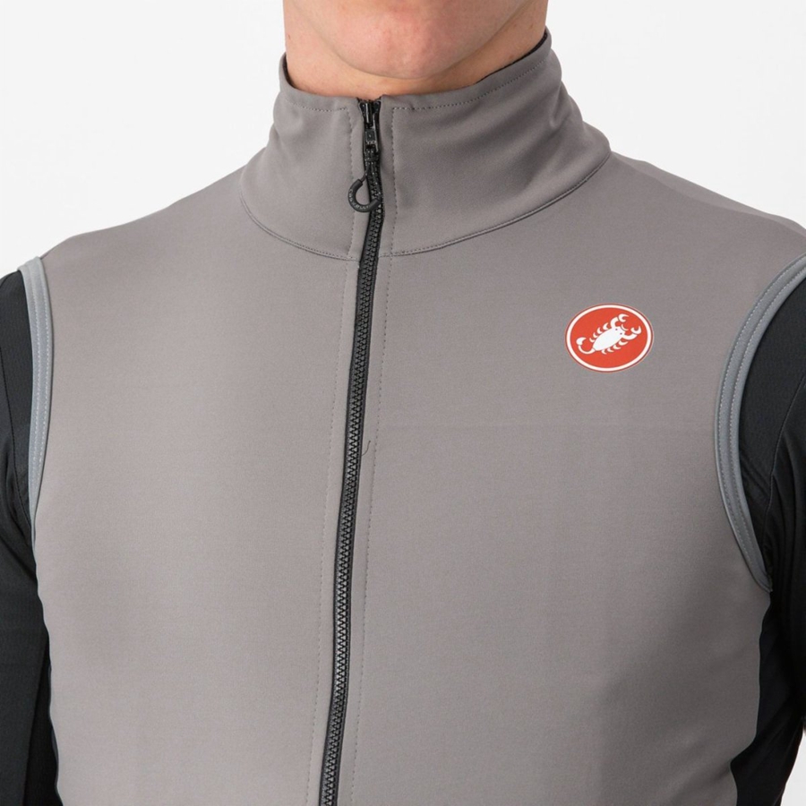 Castelli PERFETTO RoS 2 Mellény Férfi Szürke | AHTFNCP-93