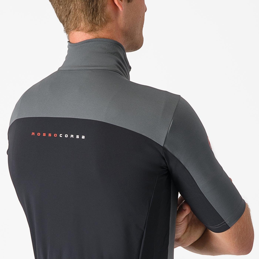 Castelli PERFETTO RoS 2 WIND Kabát Férfi Szürke | YWOUIRX-06