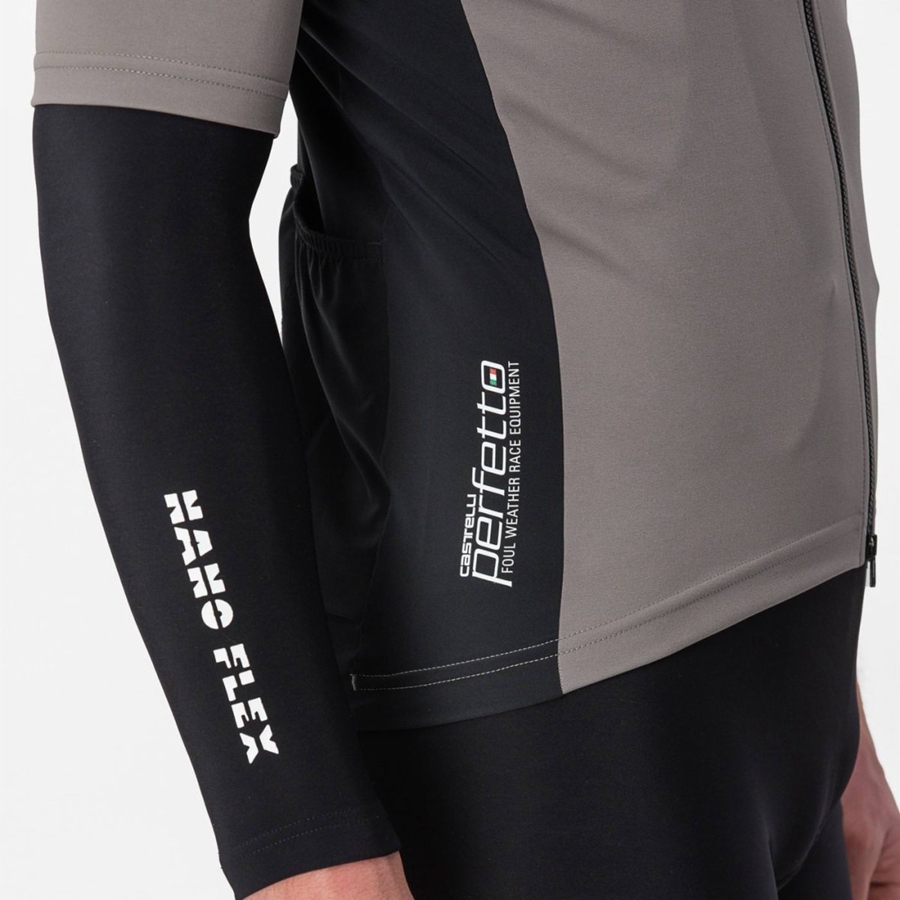 Castelli PERFETTO RoS 2 WIND Kabát Férfi Szürke | BEVZXYU-30