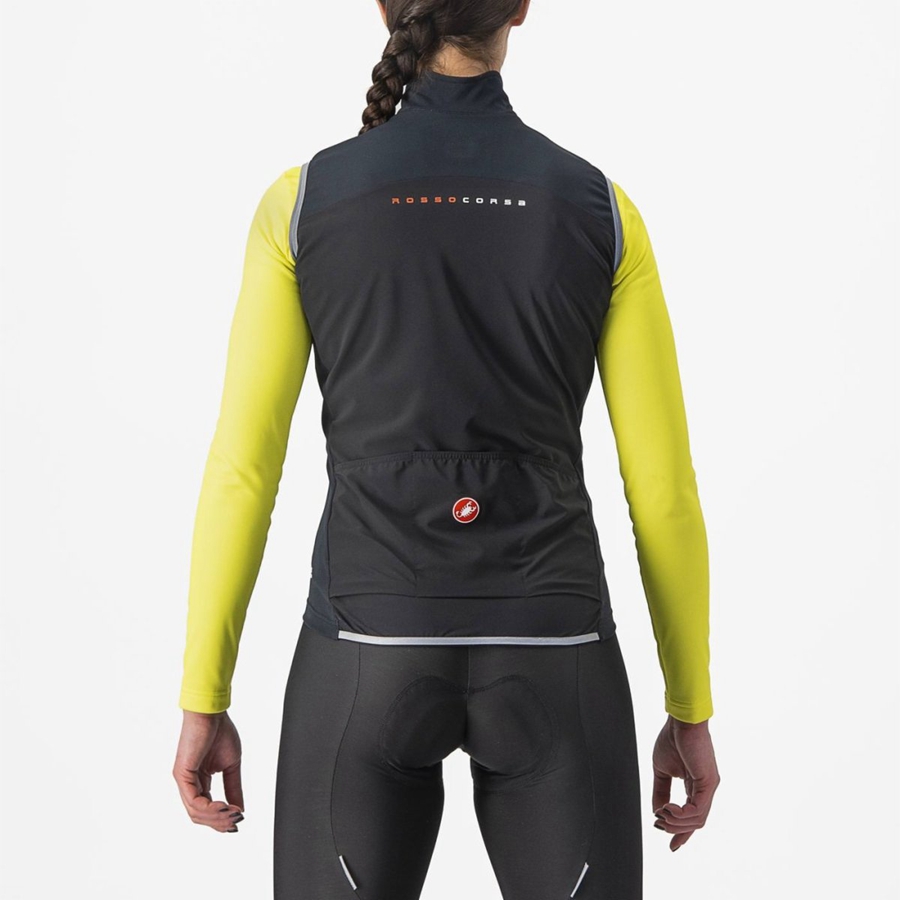 Castelli PERFETTO RoS 2 W Mellény Női Fekete | YLXKEHF-92