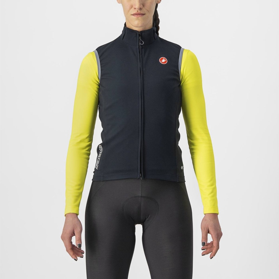 Castelli PERFETTO RoS 2 W Mellény Női Fekete | YLXKEHF-92