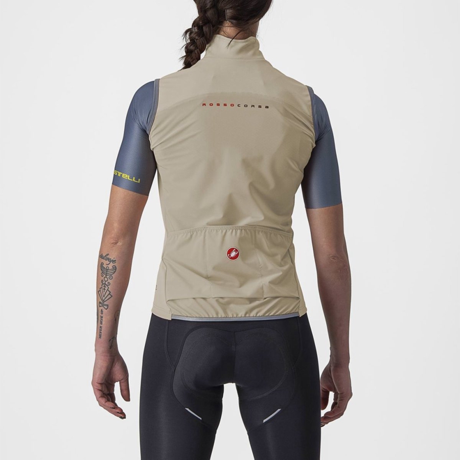 Castelli PERFETTO RoS 2 W Mellény Női Szürke | MEABSJH-80