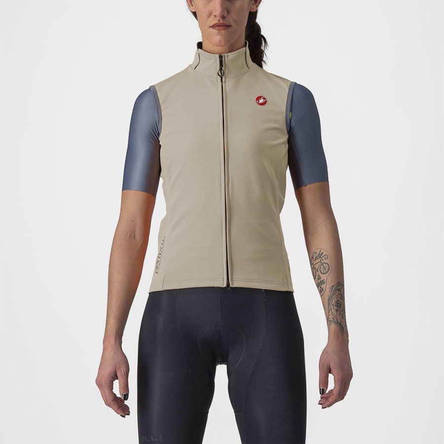 Castelli PERFETTO RoS 2 W Mellény Női Szürke | MEABSJH-80