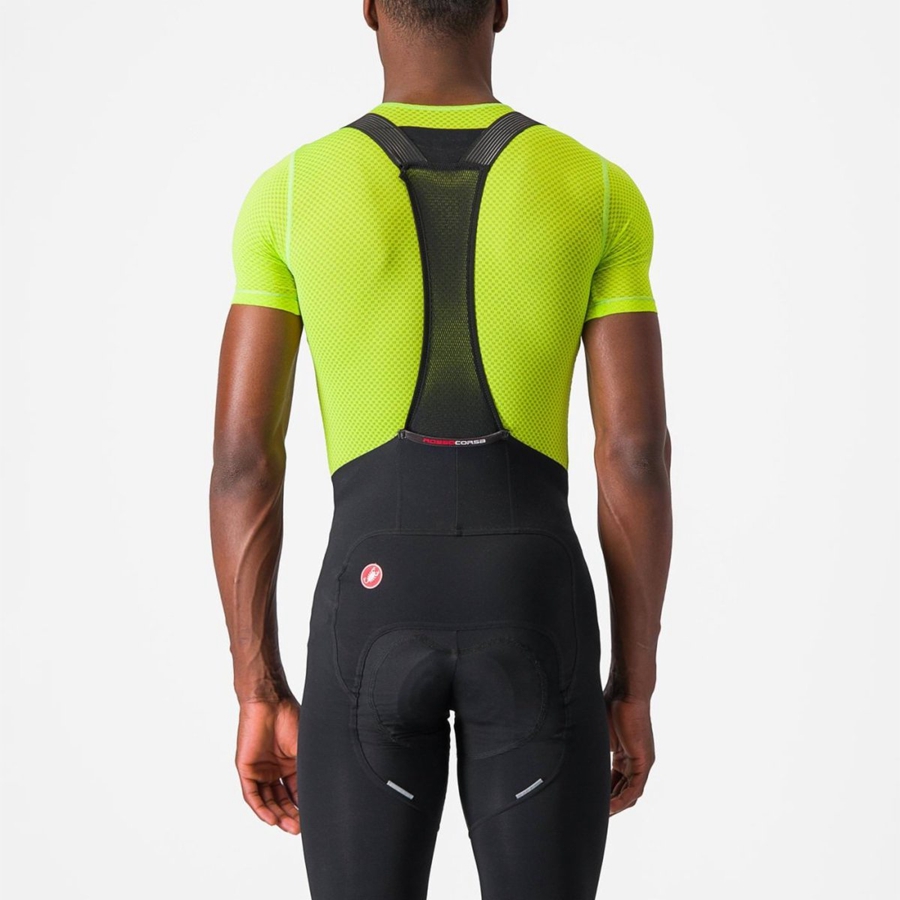 Castelli PRO MESH 2.0 SHORT SLEEVE Base Layer Férfi Világos Zöld | PSGAHNZ-72