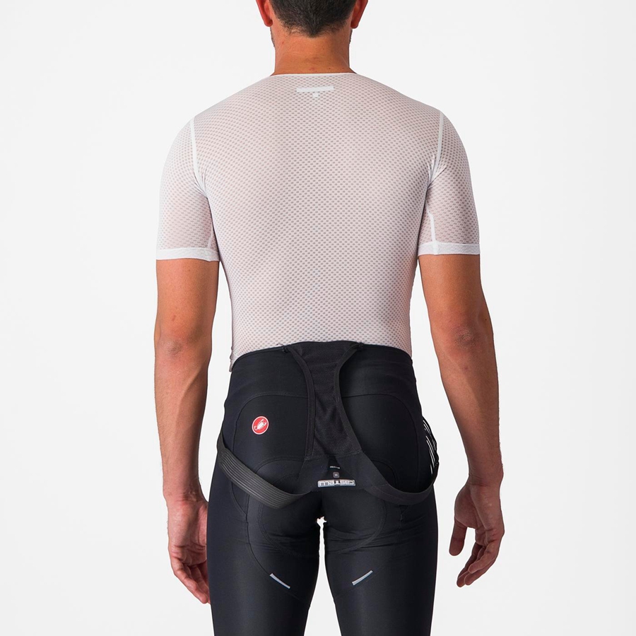 Castelli PRO MESH 2.0 SHORT SLEEVE Base Layer Férfi Fehér | RCKEPZQ-82