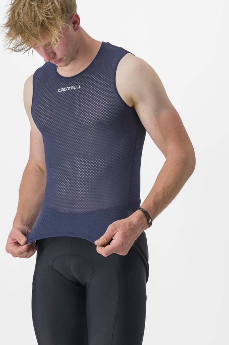 Castelli PRO MESH 2.0 SLEEVELESS Base Layer Férfi Kék | ETNAMBS-36