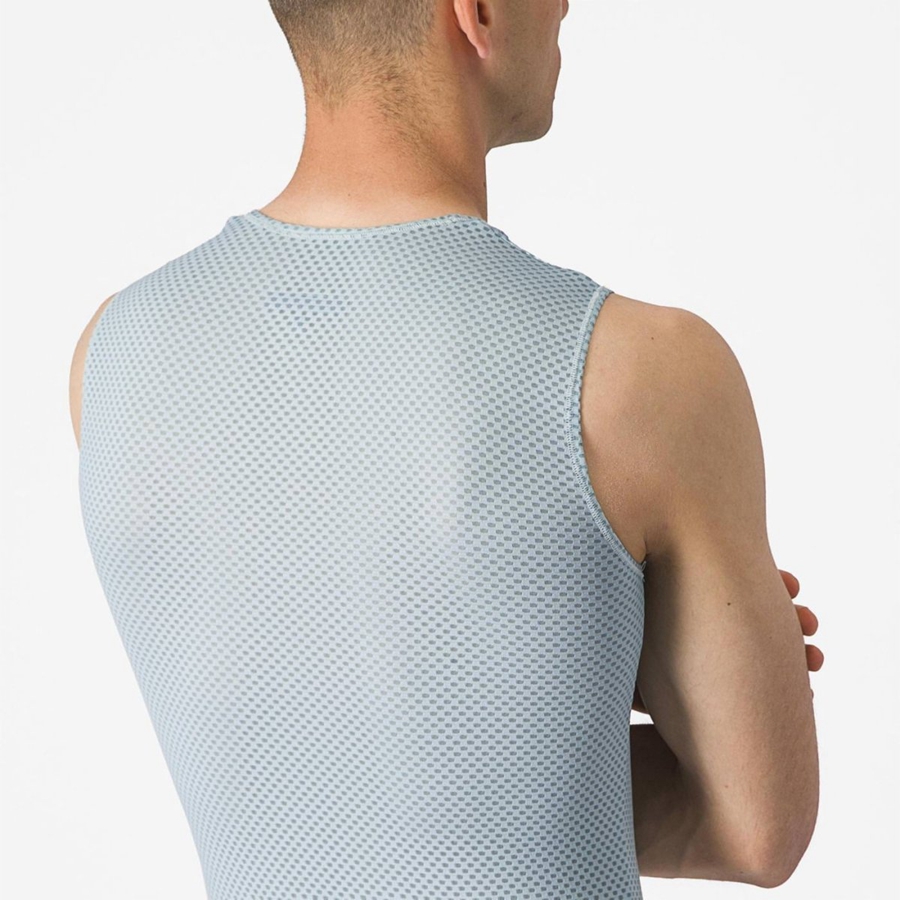 Castelli PRO MESH 2.0 SLEEVELESS Base Layer Férfi Kék | BMNXHRD-72