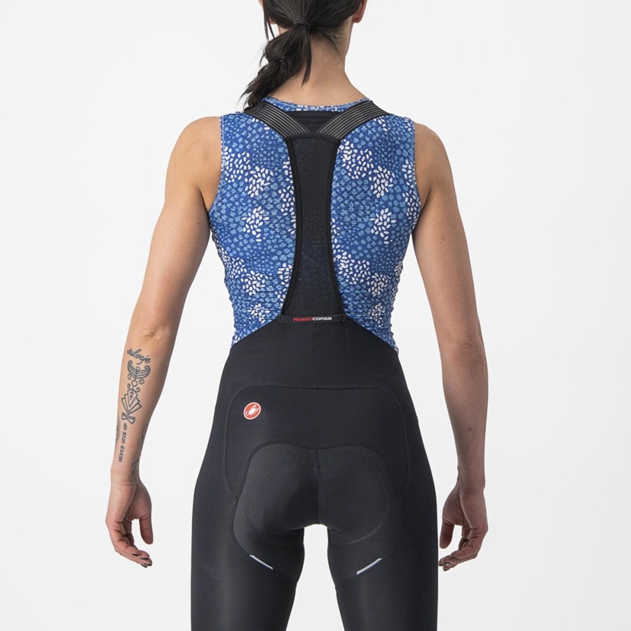 Castelli PRO MESH 4 W SLEEVELESS Base Layer Női Kék | BRTIAOZ-25