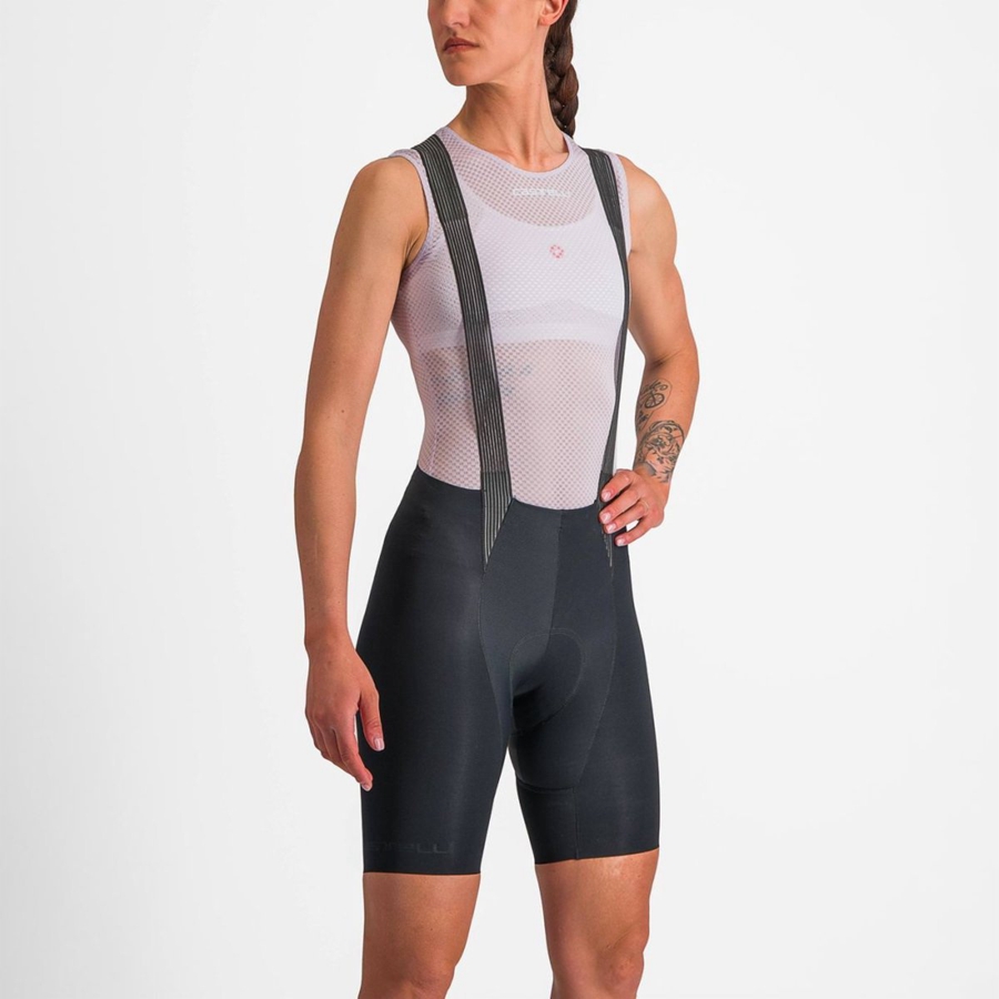 Castelli PRO MESH W SLEEVELESS Base Layer Női Lila Fehér | YZNIVKB-84