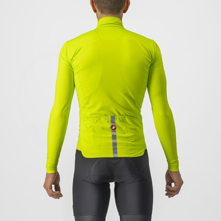 Castelli PRO THERMAL MID LS Mez Férfi Világos Zöld | PHFEGJS-40