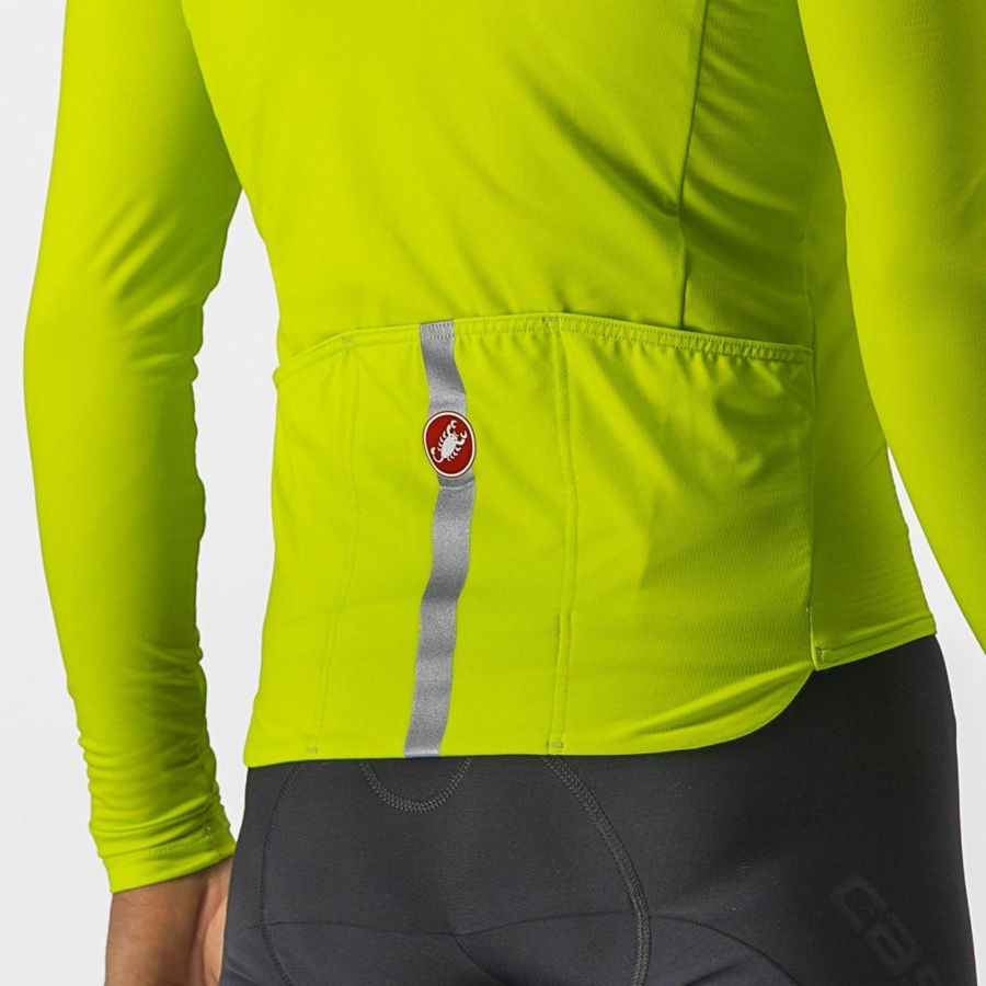 Castelli PRO THERMAL MID LS Mez Férfi Világos Zöld | PHFEGJS-40