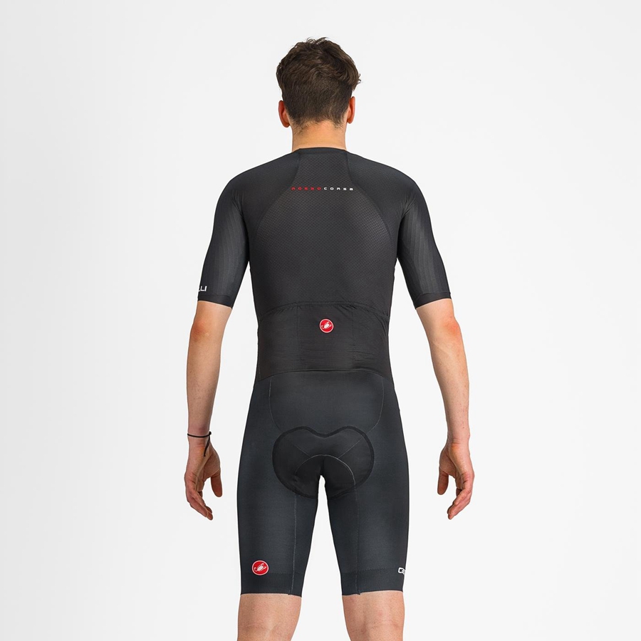 Castelli SANREMO BTW Speedsuit Férfi Fekete | PIMVSRD-23