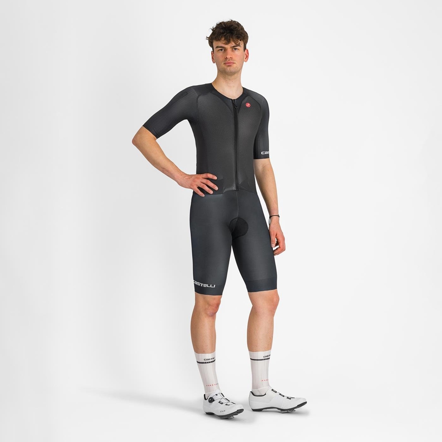 Castelli SANREMO BTW Speedsuit Férfi Fekete | PIMVSRD-23