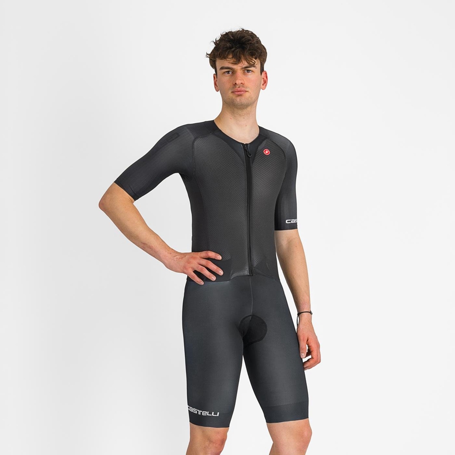 Castelli SANREMO BTW Speedsuit Férfi Fekete | PIMVSRD-23