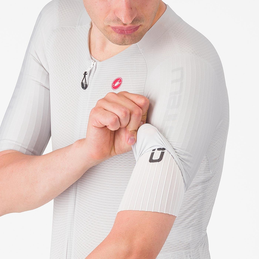 Castelli SANREMO BTW X2 Speedsuit Férfi Titán Szürke Bordó | PAYIOVT-27