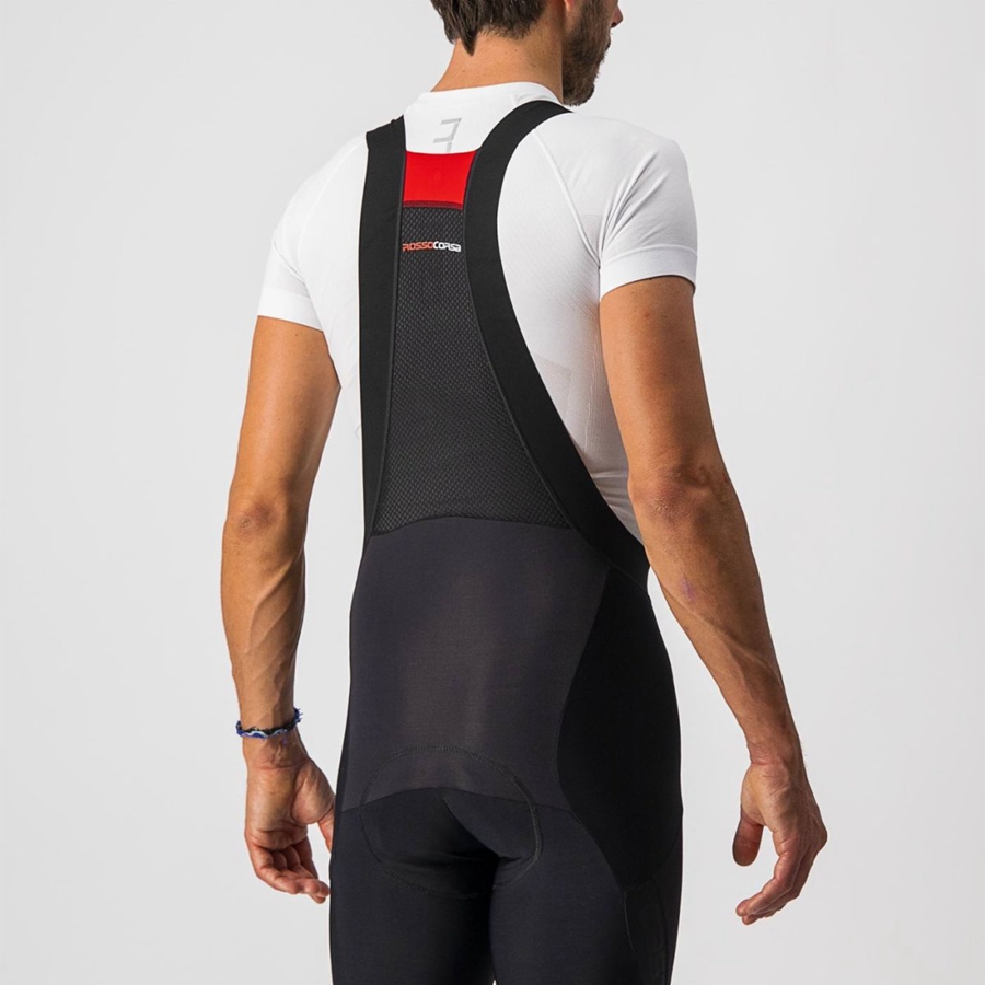 Castelli SORPASSO RoS BIB KNICKER Leggings Férfi Fekete | YWVHMFT-45