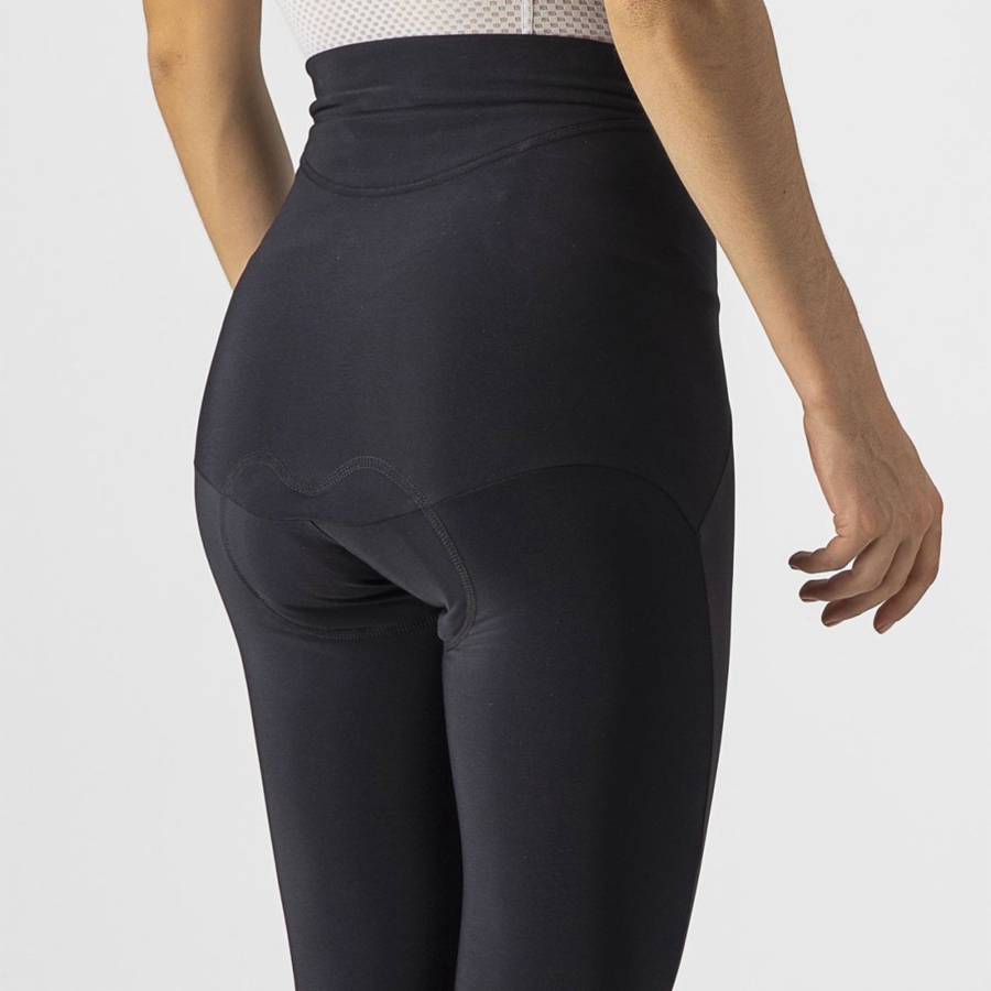 Castelli SORPASSO RoS W Leggings Női Fekete | AQBPKWU-64