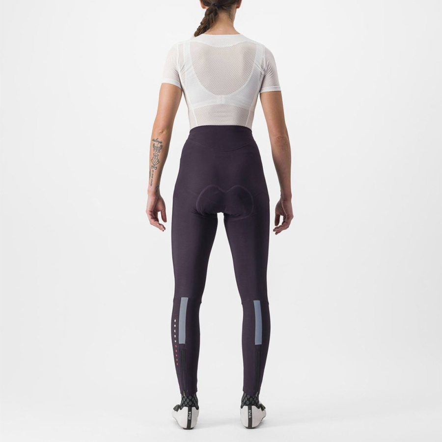 Castelli SORPASSO RoS W Leggings Női Titán | IPBFMUK-35