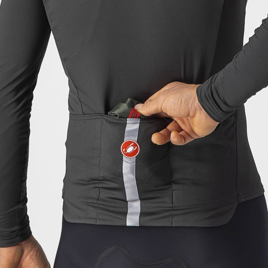 Castelli SQUADRA STRETCH Mellény Férfi Zöld Sötétszürke | TEYRWSP-35