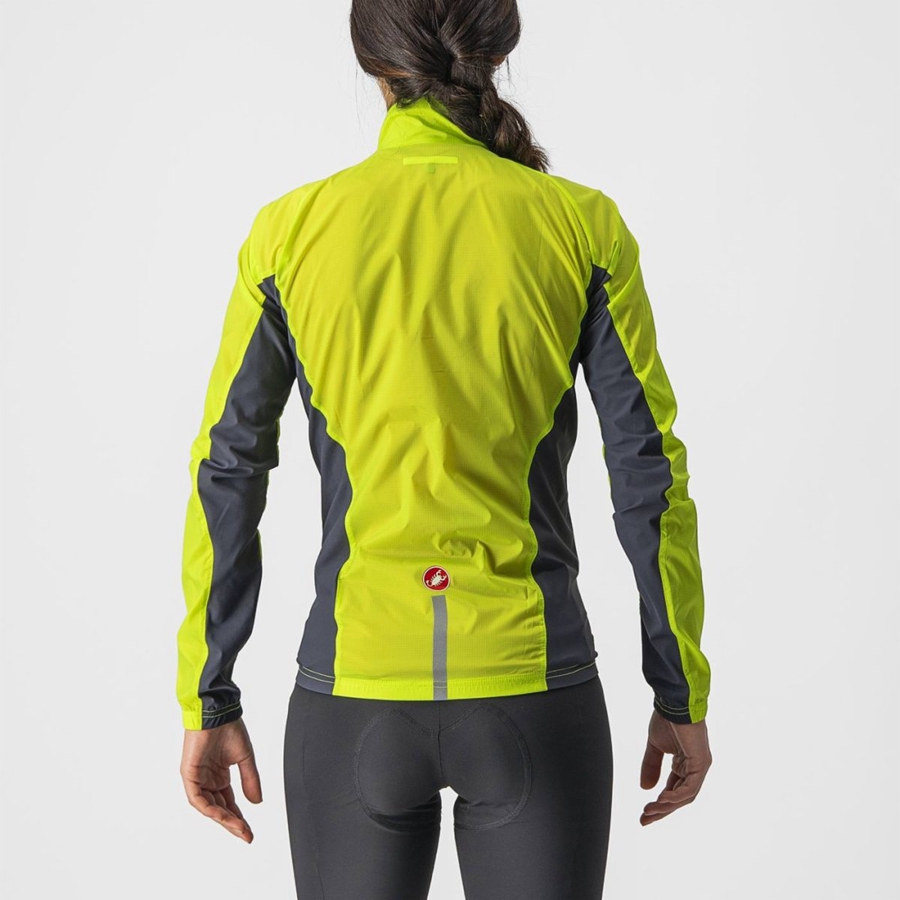 Castelli SQUADRA STRETCH W Védelem Női Világos Zöld Sötétszürke | IQXLBEP-51