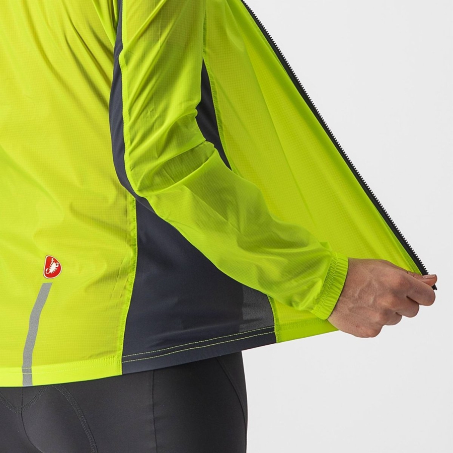 Castelli SQUADRA STRETCH W Védelem Női Világos Zöld Sötétszürke | IQXLBEP-51