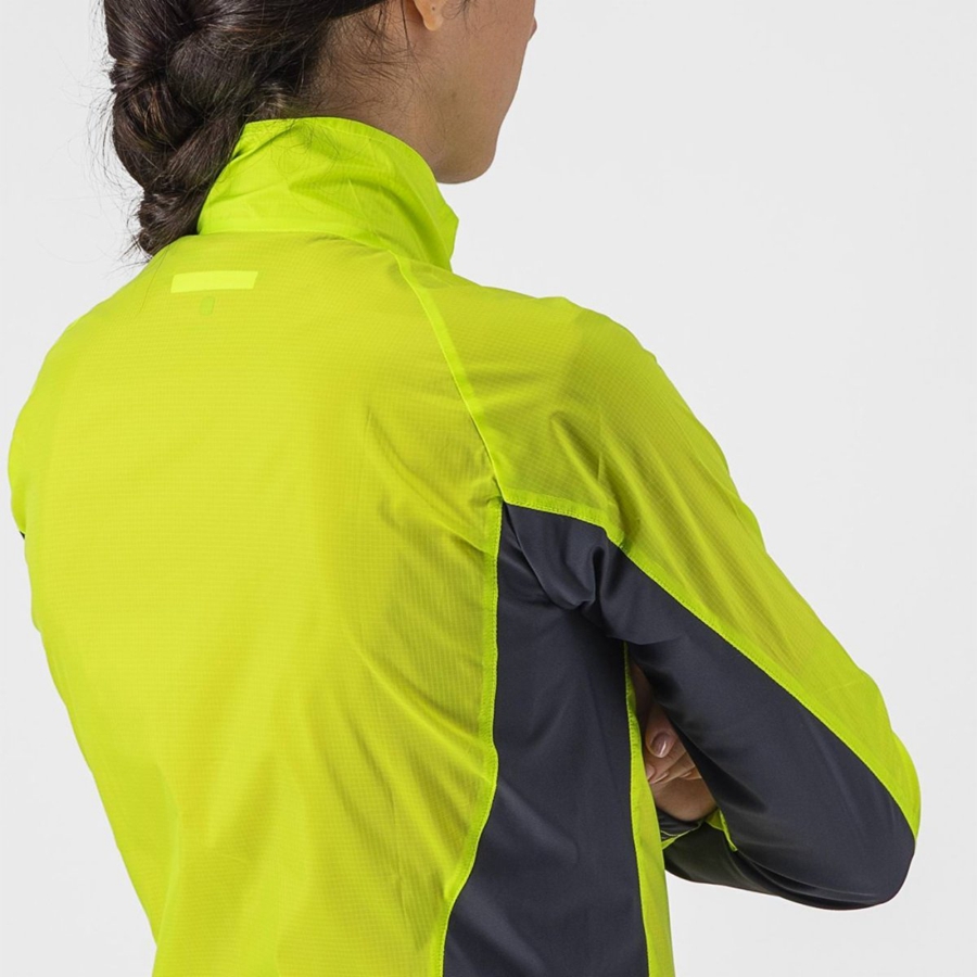 Castelli SQUADRA STRETCH W Védelem Női Világos Zöld Sötétszürke | IQXLBEP-51