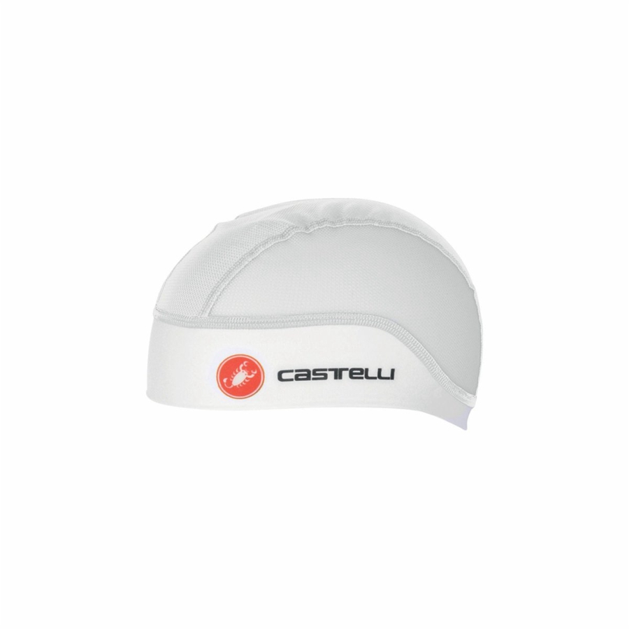 Castelli SUMMER SKULL Sapka Férfi Fehér | ZWTEYXI-92