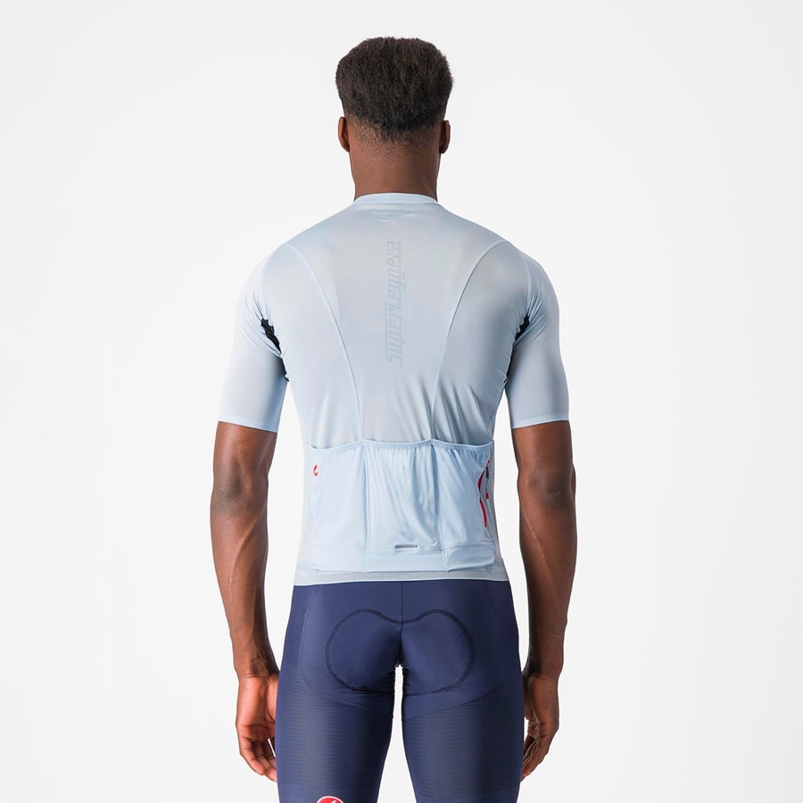 Castelli SUPERLEGGERA 3 Mez Férfi Kék | ZWFGMLS-79