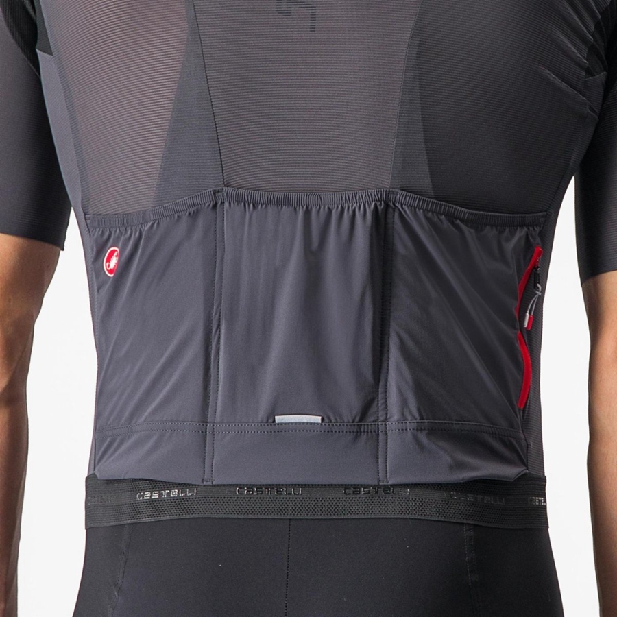 Castelli SUPERLEGGERA 3 Mez Férfi Sötétszürke | GHZDLTE-36