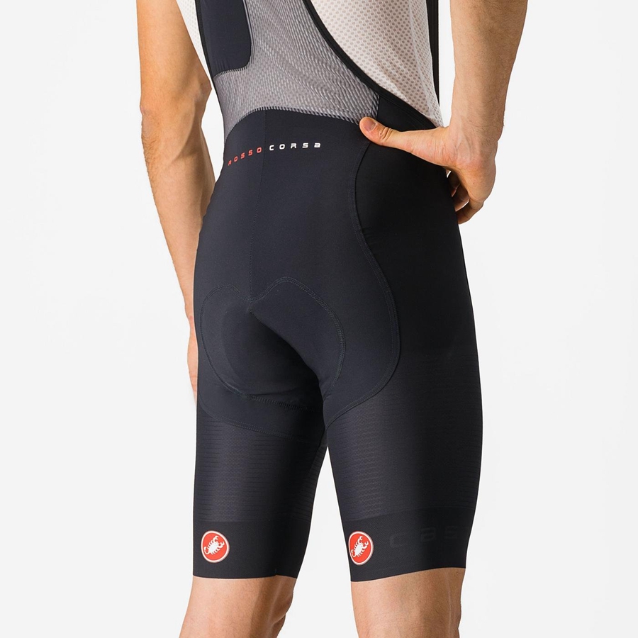 Castelli SUPERLEGGERA Rövidnadrág Bib-vel Férfi Fekete | OJDWBXK-47