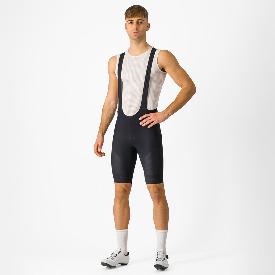 Castelli SUPERLEGGERA Rövidnadrág Bib-vel Férfi Fekete | OJDWBXK-47